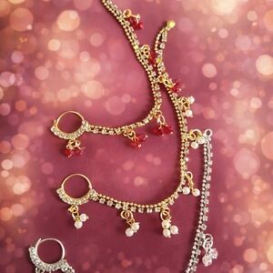 Elegant Gold and Silver Women's Jewelry /Nath